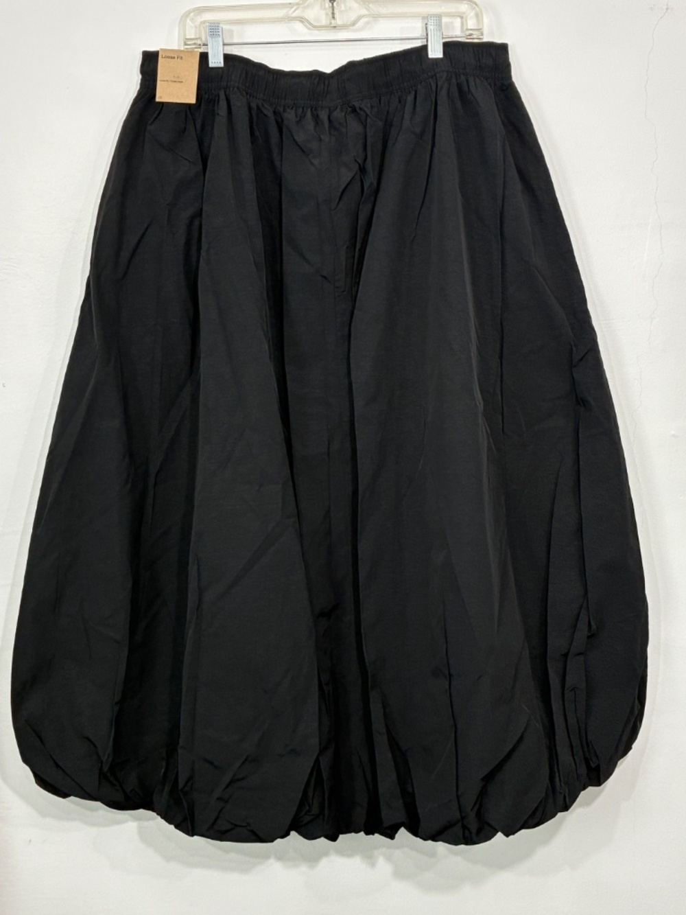 Nike Sportswear Windrunner Women's Bubble Hem Skirt XL Black/Sail IM7450-010 NWT - Picture 6 of 15